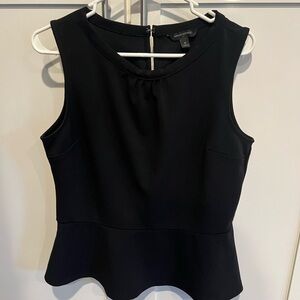 Banana Republic Black Peplum Tank Top